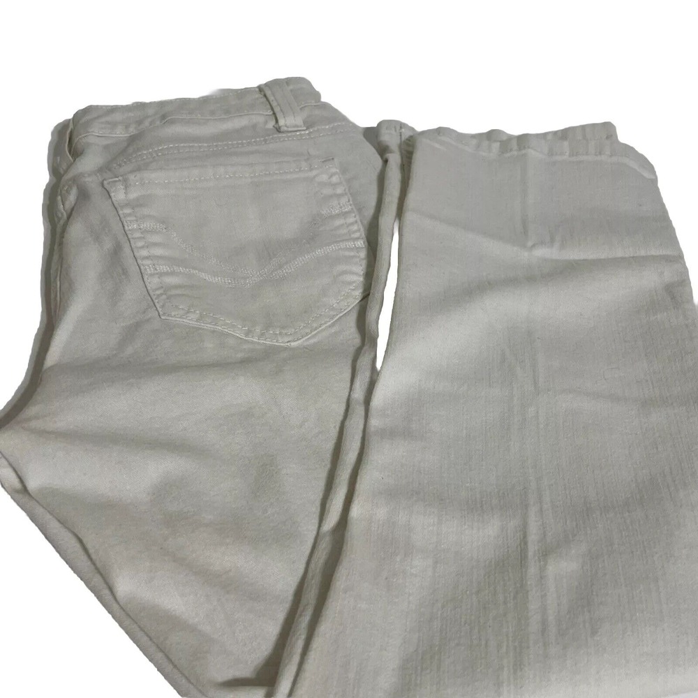 Nine West‎ Vintage America Jeans Women's 4/26 White Matchstick Skinny Mid Rise
